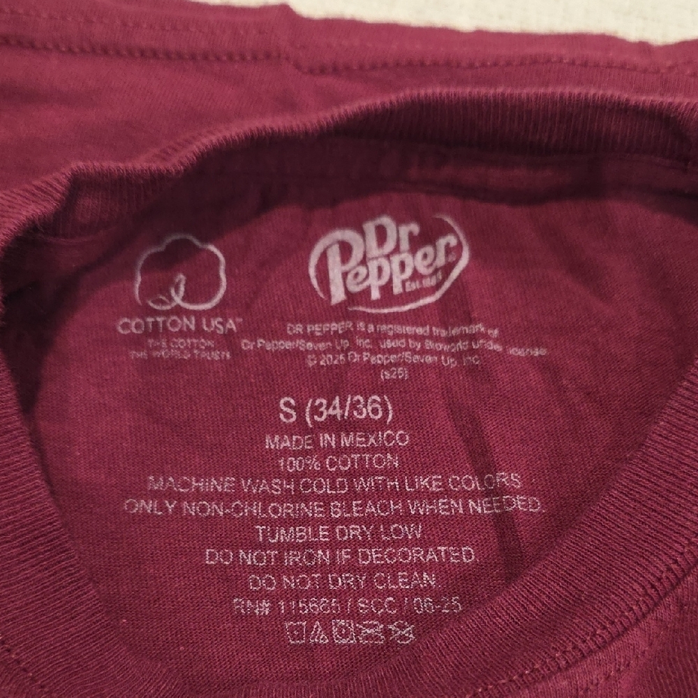 Official Dr Pepper Tshirt - Picture 3 of 3